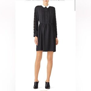 The kooples Lace Stripe Shirtdress (flaw)
